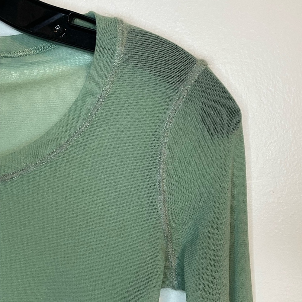 Jean Paul Galtier Green Mesh Long sleeve top for Women - Picture 3 of 7